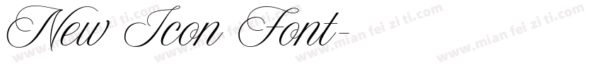 New Icon Font字体转换 New Icon Font字体转换
